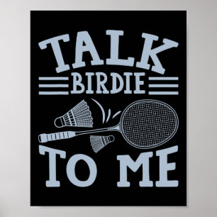 Leuke Badminton Speler Match Game Joke 2 Poster