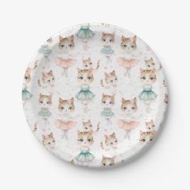 Leuke Ballerina Cats Party Papier Bord
