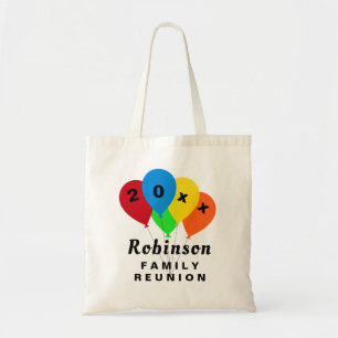 Leuke ballon ontwerp familie reünie souvenir cadea tote bag
