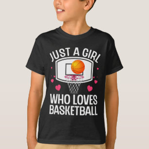 Leuke Basketbal Kunst Voor Meisje Vrouwen College T-shirt
