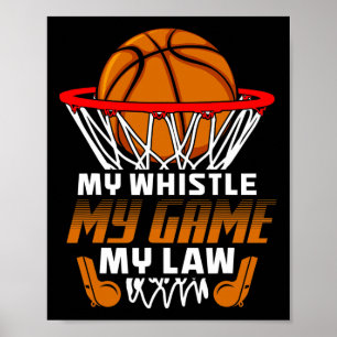 Leuke basketbal scheidsrechter citaten Gift I Hoop Poster