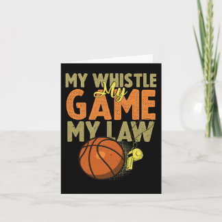 Leuke Basketbal Scheidsrechter Quotes Gift I Hoops Kaart
