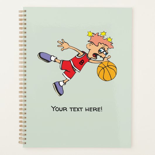 Leuke basketballer planner (Voorkant)