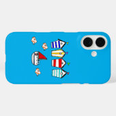 Leuke Beach House & zee Boat Case-Mate iPhone Case (Achterkant (horizontaal))