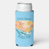 Leuke Beach Waves Sunshine Blue Surfer (Seltzer Voorkant)