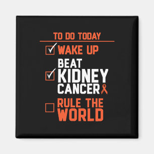 Leuke Beat Kidney Cancer Regel de Wereld Overleven Magneet