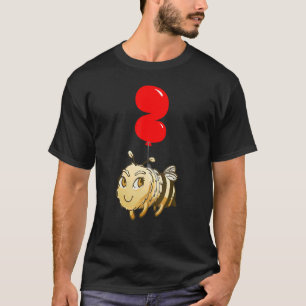 Leuke Bee 2e Verjaardag Kinder Ballonfeest T-shirt