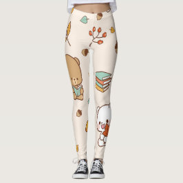 Leuke beren met boeken leggings
