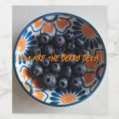 Leuke Berry Best Wijn Etiket (Enkel label)