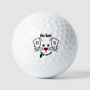Leuke Beste Hond Mam Custom Monogram Golfballen