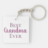 Leuke beste oma ooit foto sleutelhanger (Achterkant)