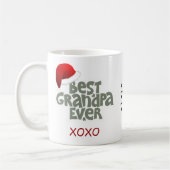 Leuke beste opa ooit kerstmuts kerst Mok (Links)