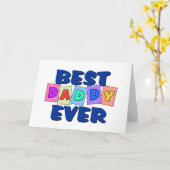 Leuke beste papa OOIT Kaart (Gele Bloem)