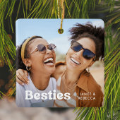 Leuke Besties Foto & Naam/s Keepsake Gift Keramisch Ornament