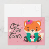 Leuke beterschap wenskaart briefkaart (Voorkant / Achterkant)