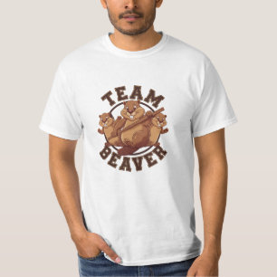 Leuke bever-geïnspireerde Design T-shirt
