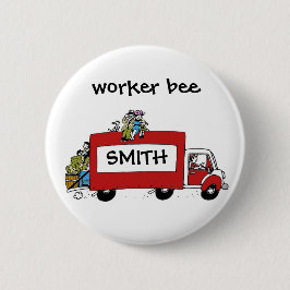 leuke bewegende dag verandering van adres ronde button 5,7 cm