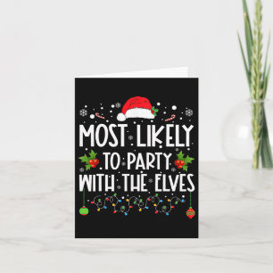 Leuke bijpassende Kerstmis het meest waarschijnlij Kaart