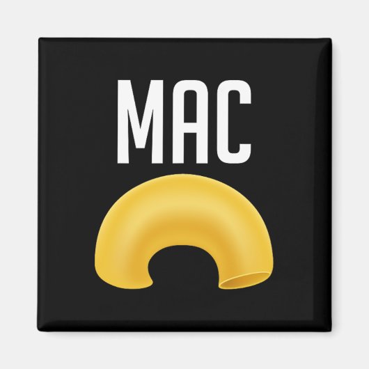 Leuke bijpassende macaroni en kaas Halloween kostu Magneet (Voorkant)