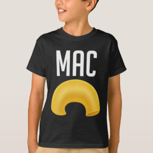 Leuke bijpassende macaroni en kaas Halloween kostu T-shirt
