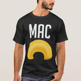 Leuke bijpassende macaroni en kaas Halloween kostu T-shirt