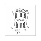 Leuke bioscoop Popcorn Crafty Projects Zelfinktende Stempel (Design)