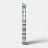 Leuke blauwe bruine strepen  Case-Mate iPhone case (Achterkant / Links)