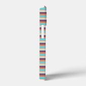 Leuke blauwe bruine strepen  Case-Mate iPhone case (Achterkant / Rechts)