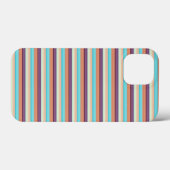Leuke blauwe bruine strepen  Case-Mate iPhone case (Achterkant (horizontaal))