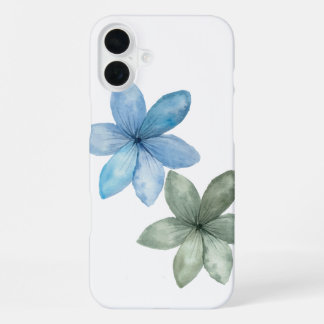 leuke blauwe en groene telefoonhoes iPhone 16 plus hoesje