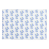 Leuke Blauwe Klokjes Pillowcase Kussensloop (Achterkant)