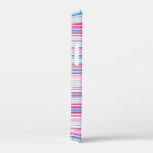 Leuke blauwe roze strepen Case-Mate iPhone case (Achterkant / Rechts)