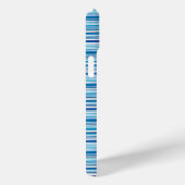Leuke blauwe witte strepen Case-Mate iPhone case (Achterkant / Rechts)