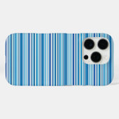 Leuke blauwe witte strepen Case-Mate iPhone case (Achterkant (horizontaal))