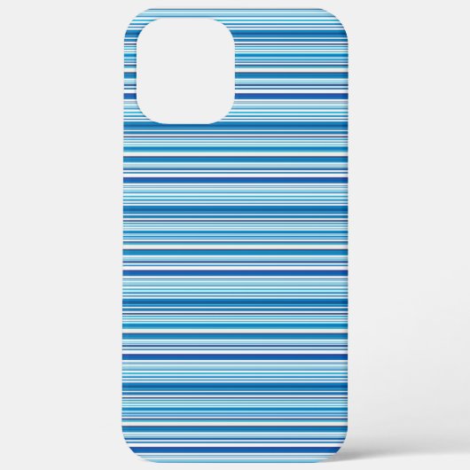 Leuke blauwe witte strepen Case-Mate iPhone case (Achterkant)
