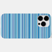 Leuke blauwe witte strepen Case-Mate iPhone case (Achterkant (horizontaal))