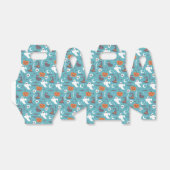 Leuke Blauwgroen Doodle Halloween Patroon Bedankdoosjes (Uitgevouwen)