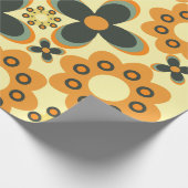 Leuke bloem bloemblaadje patroon 4 cadeaupapier (Hoek)