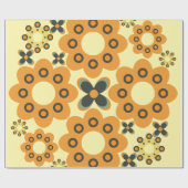 Leuke bloem bloemblaadje patroon 8 cadeaupapier (Vlak)