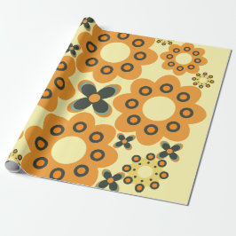 Leuke bloem bloemblaadje patroon 8 cadeaupapier