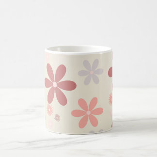 Leuke bloem meisjesglitter koffiemok