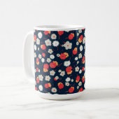 Leuke Bloemen Stijl Cup Mok (Voorkant links)