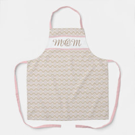 Leuke bloemenprint schort