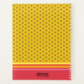 Leuke bloemige  vrolijke inspiratie planner (Achterkant)