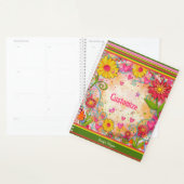 Leuke bloemige  vrolijke inspiratie planner (Display)