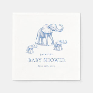 Leuke Blue Safari baby shower Boeken voor baby Servet
