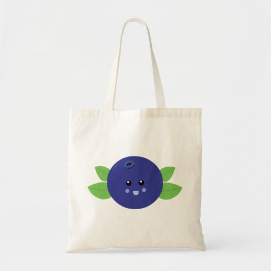 Leuke Blueberry Canvas tas (Voorkant)