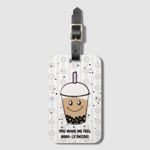 Leuke Boba Bubble Tea Pun Bagagelabel