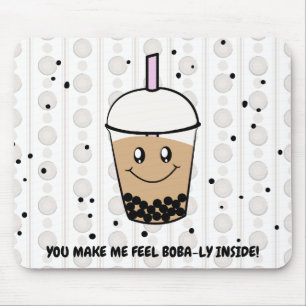 Leuke Boba Bubble Tea Pun Mousepad Muismat