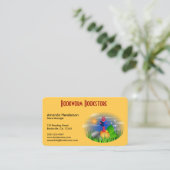 Leuke boekwinkel boekenworm Visitekaartjes (Staand voorkant)